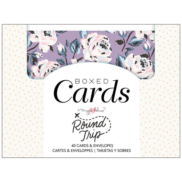 American Crafts A2 Cards  with Envelopes (4.375"X5.75") 40/Box - Maggie Holmes Round Trip*