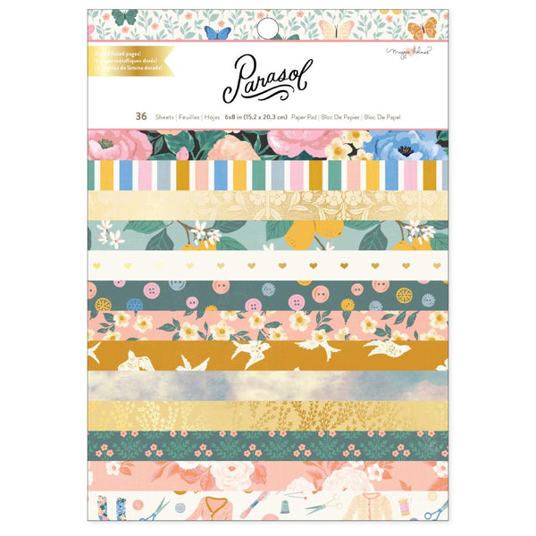 Maggie Holmes Parasol Single-Sided Paper Pad 6"X8" 36 pack