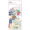 Maggie Holmes Parasol Ephemera Cardstock Die-Cuts 40 pack - Icons, Cardstock & Vellum W/Gold Foil