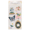Maggie Holmes Woodland Grove Layered Stickers 6 pack  Gold Foil Accents