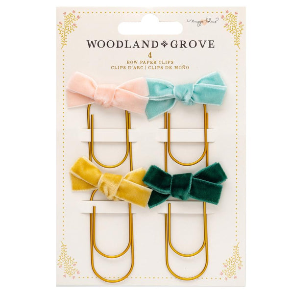 Maggie Holmes Woodland Grove Bow Clips 4 pack*