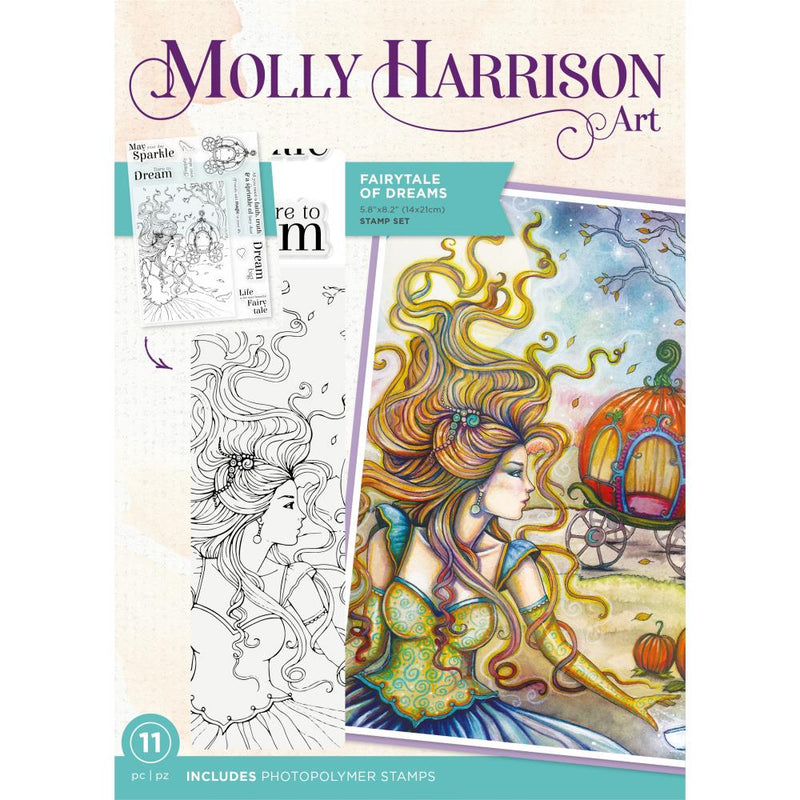 Crafter's Companion Photopolymer Stamps By Molly Harrison - Fairytale Of Dreams*