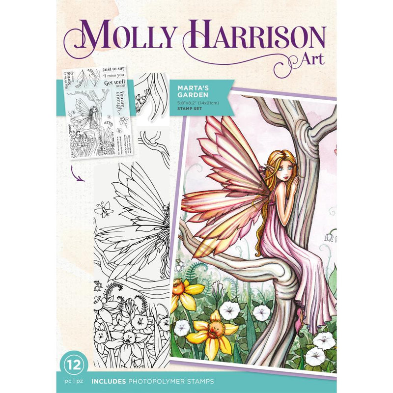 Crafter's Companion Photopolymer Stamps By Molly Harrison - Martais Garden