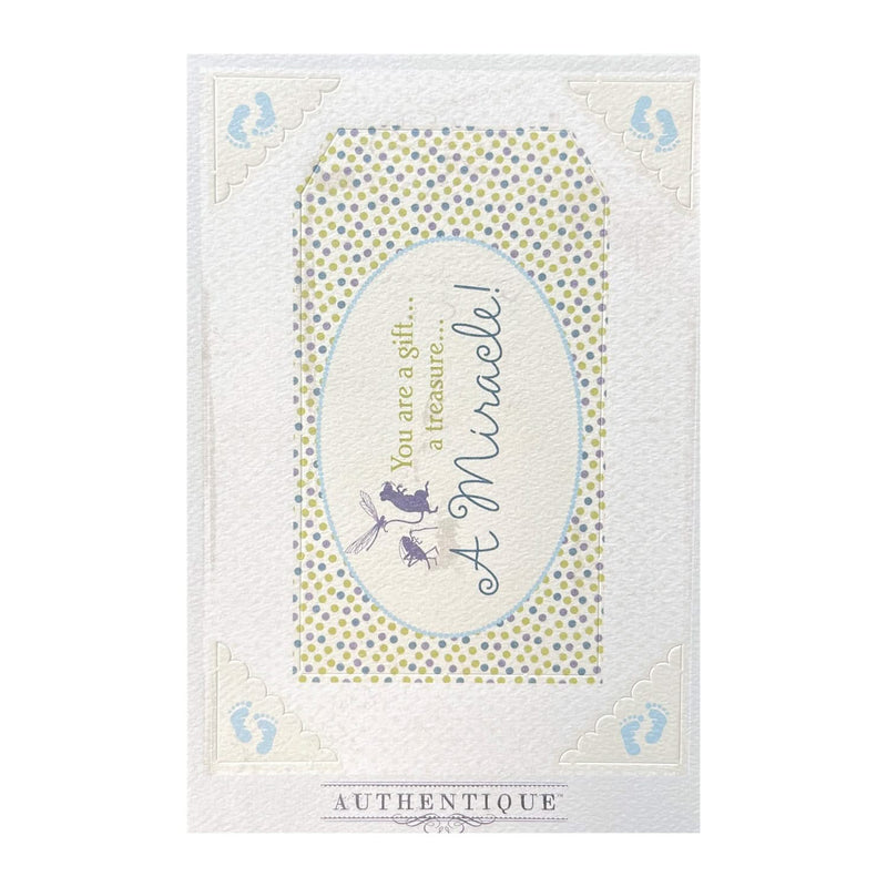 Authentique Two-Sided 4''x6'' Elements - Miracle Boy - Headlines*