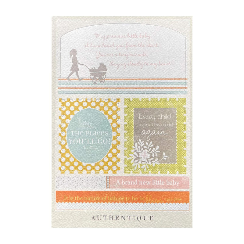 Authentique Two-Sided 4''x6'' Excerpts - Miracle Girl*