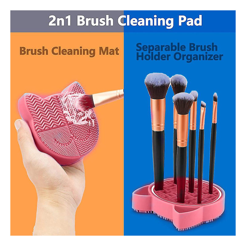 Universal Crafts 2in1 Brush Cleaning Pad - Pink*