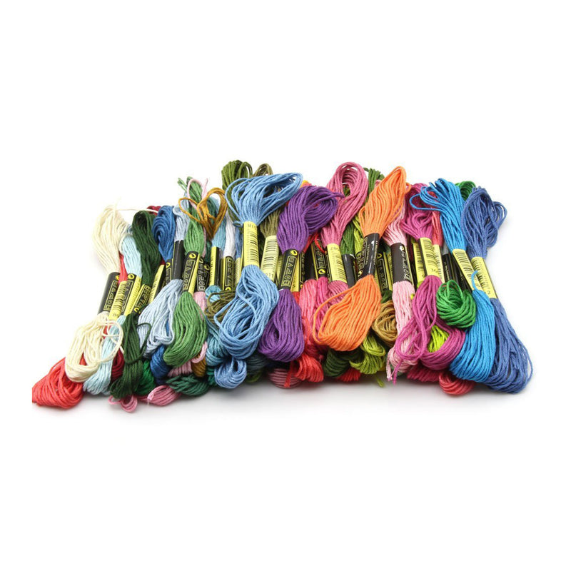 Poppy Crafts Embroidery Floss Set - Rainbow - 50pcs