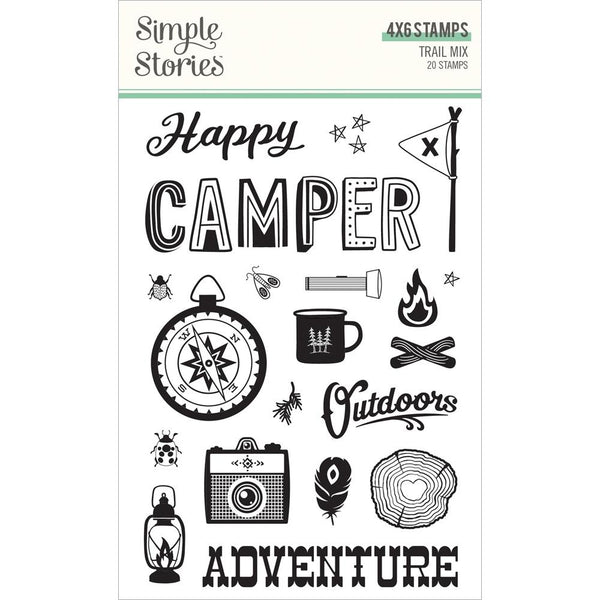 Simple Stories Trail Mix Photopolymer Clear Stamps