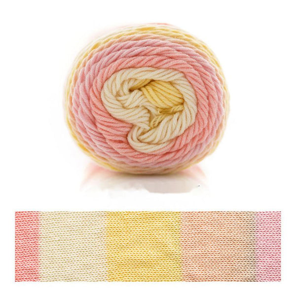 Poppy Crafts Rainbow Cotton Yarn 100g - Mix 32