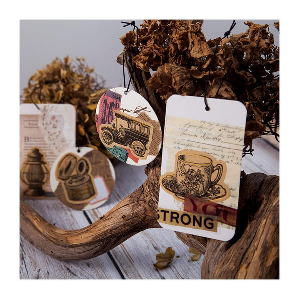 Poppy Crafts Fate Symphony Gold Foil Sticker collection - Vintage Tea*