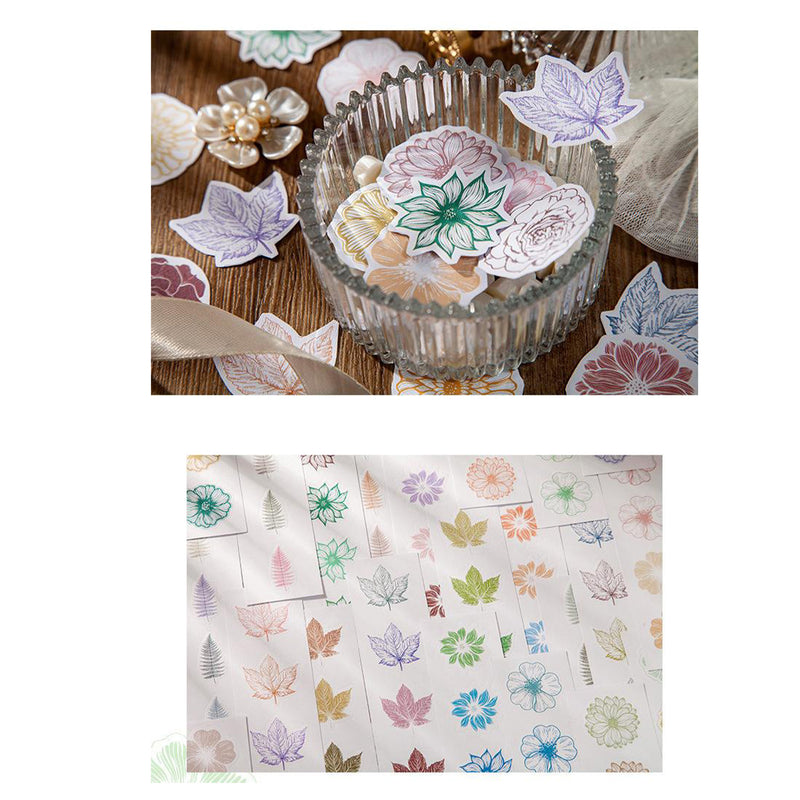 Poppy Crafts Dream Among Flowers Sticker Collection - Chrysanthemum White*