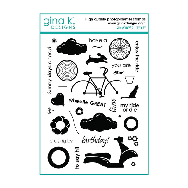 Gina K Designs Clear Stamps - Sunny Days 2*