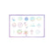 Poppy Crafts Holographic Stickers - Magic World*