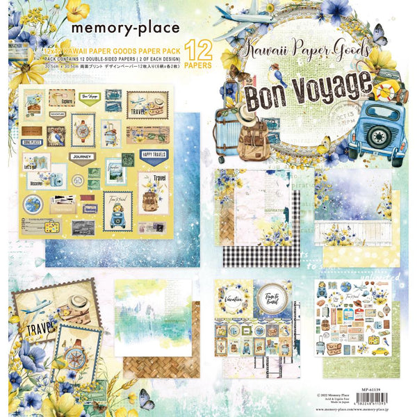Memory Place Collection Pack 12"X12" Bon Voyage