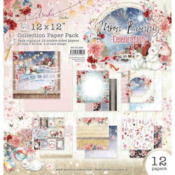 Asuka Studio Collection Pack 12"X12" Moon Bunny Celebration