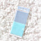 Memory Place Trim Sheer Glitter Ribbon 2.3"X 1yd Blueberry/Sky blue