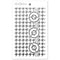 Ciao Bella Stencil Art Texture Stencil 5"X8" - Pied De Poule (Houndstooth)*