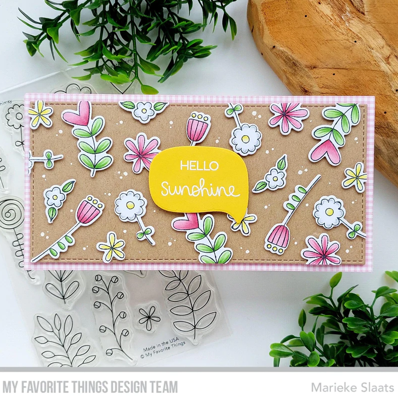 My Favorite Things Clear Stamps 4"x 6" - Floral Whimsy*