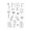 My Favorite Things Clear Stamps 4"x 6" - Floral Whimsy*