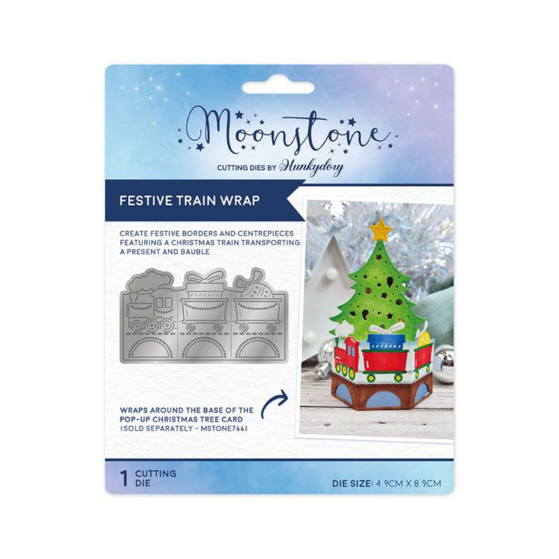 Hunkydory Moonstone Dies - Festive Train Wrap*