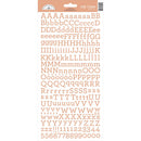 Doodlebug My Type Cardstock Stickers 6in x 13in  - Coral*