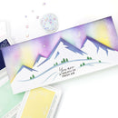 Pinkfresh Studio Stencils 4"X9" 3 pack - Mountainscape*