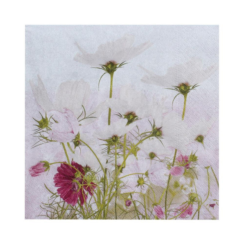 Little Birdie Decoupage Napkin 12"x 12" - Cosmos Meadow^*