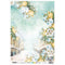 Studio Light Jenine's Mindful Art New Awakening Rice Paper Sheet A4 - NR. 01, Bridge & Stairs with Flowers*