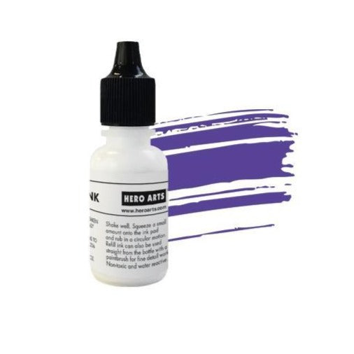 Hero Arts Reactive Inks Re-Inkers 0.5oz - Purple Galaxy*