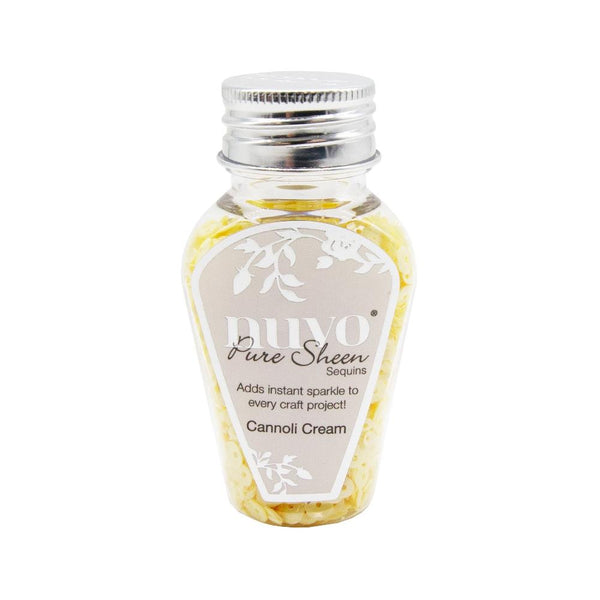 Nuvo Pure Sheen Sequins - Cannoli Cream*