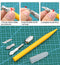 Universal Crafts Easy Grip Model Cutter with 12 Blades - Black