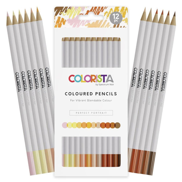 Spectrum Noir Colorista Colour Pencil 12-pack  Perfect Portrait