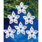 The Beadery Beaded Ornament Kit - Pearl Luster Star, Makes 6