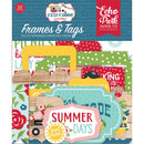 Echo Park Cardstock Ephemera 33 pack  Frames & Tags, A Slice Of Summer