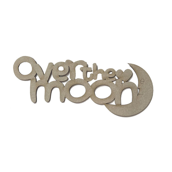 Fabscraps Chipboard Die-cuts - Over the Moon*