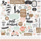 Echo Park Our Wedding Cardstock Stickers 12in x 12in - Elements