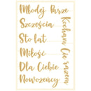 P13 Die-Cut Chipboard Embellishments 4in x 6in - Always & Forever (Polish)