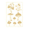 P13 Die-Cut Chipboard Embellishments 4"X6" Forest Tea Party