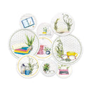 P13 The Garden Of Books Double-Sided Cardstock Tags 9 pack