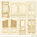 P13 Die-Cut Chipboard Embellishments 4in x 6in - The Garden Of Books