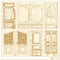 P13 Die-Cut Chipboard Embellishments 4in x 6in - The Garden Of Books #04, 6 pack*
