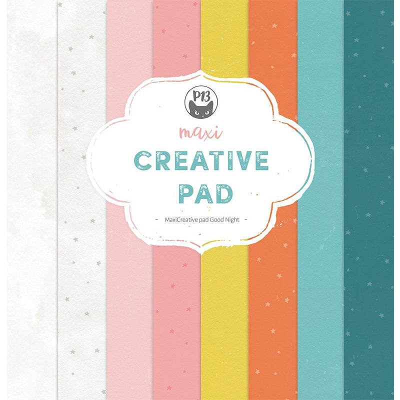 P13 Maxi Creative Paper Pad 12"x 12" 12 pack - Good Night*