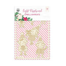 P13 Die-Cut Chipboard Embellishments 4"X6" 6 pack