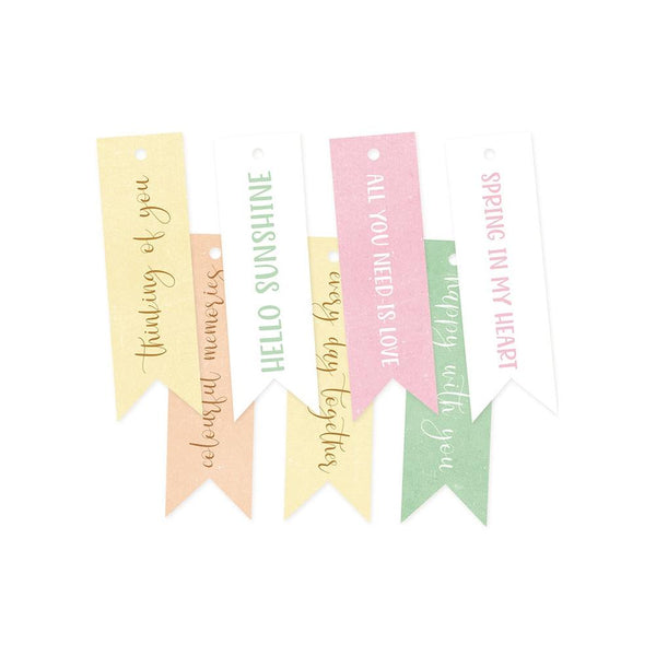 P13 The Four Seasons-Spring - Double-Sided Cardstock Tags - 7 pack  #02