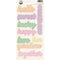 P13 The Four Seasons-Spring - Phrase Cardstock Stickers 4in x 9in -