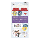 P13 You Can Be Chipboard Stickers 4"X8"