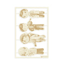 P13 Die-Cut Chipboard Embellishments 4"X6" - You Can Be