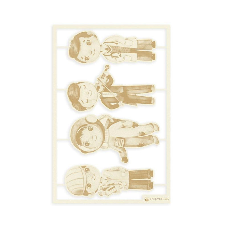 P13 Die-Cut Chipboard Embellishments 4"X6" - You Can Be