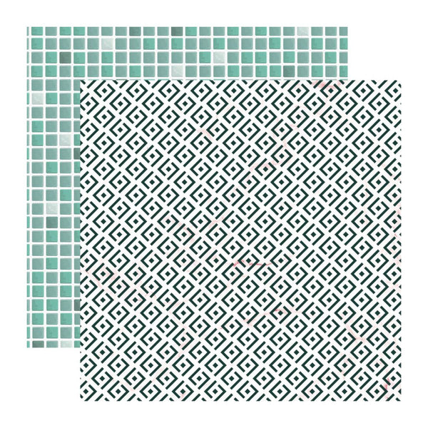 Kaisercraft - Lily & Moss Double-Sided Cardstock 12in x 12in - Tiles*