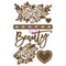 Prima Marketing Laser Cut Chipboard - Beauty Arises, 6 pack